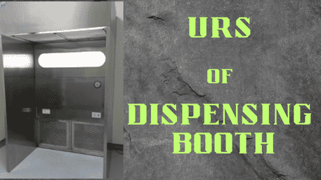 URS of Dispensing Booth
