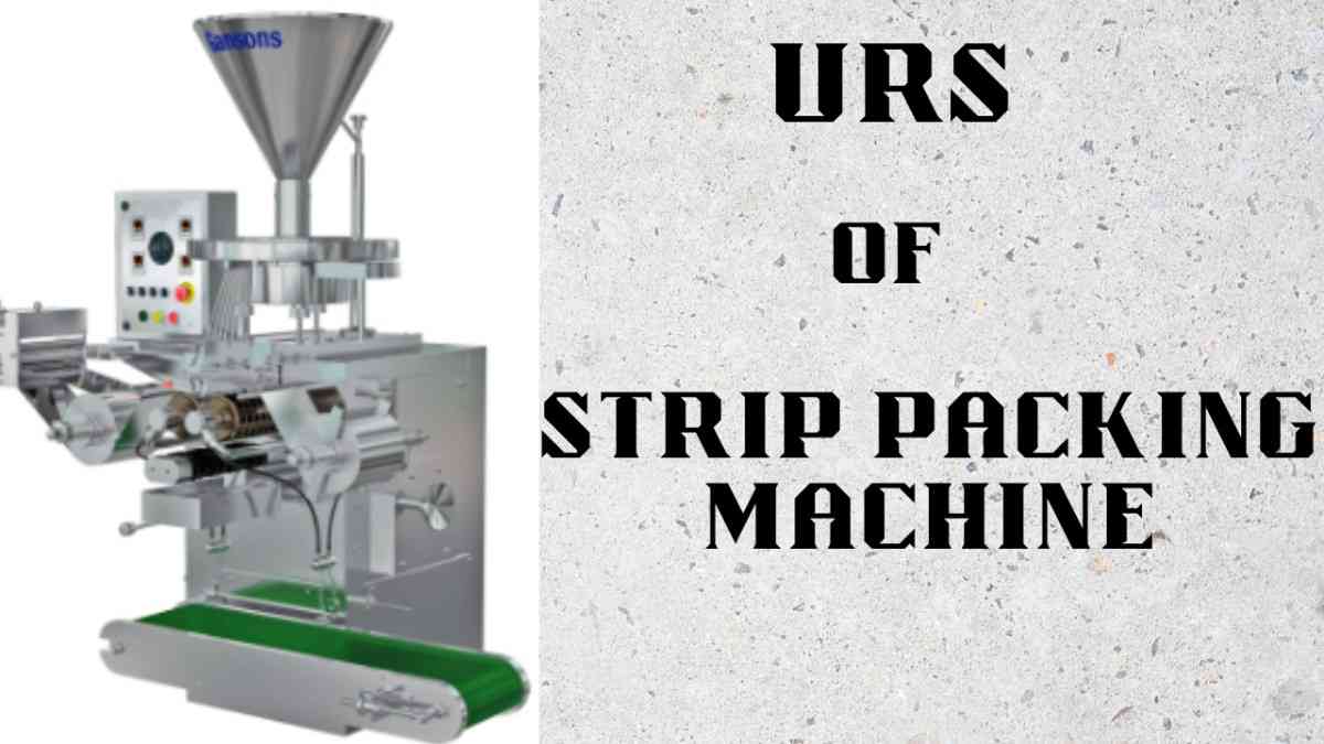 URS of Strip Packing Machine